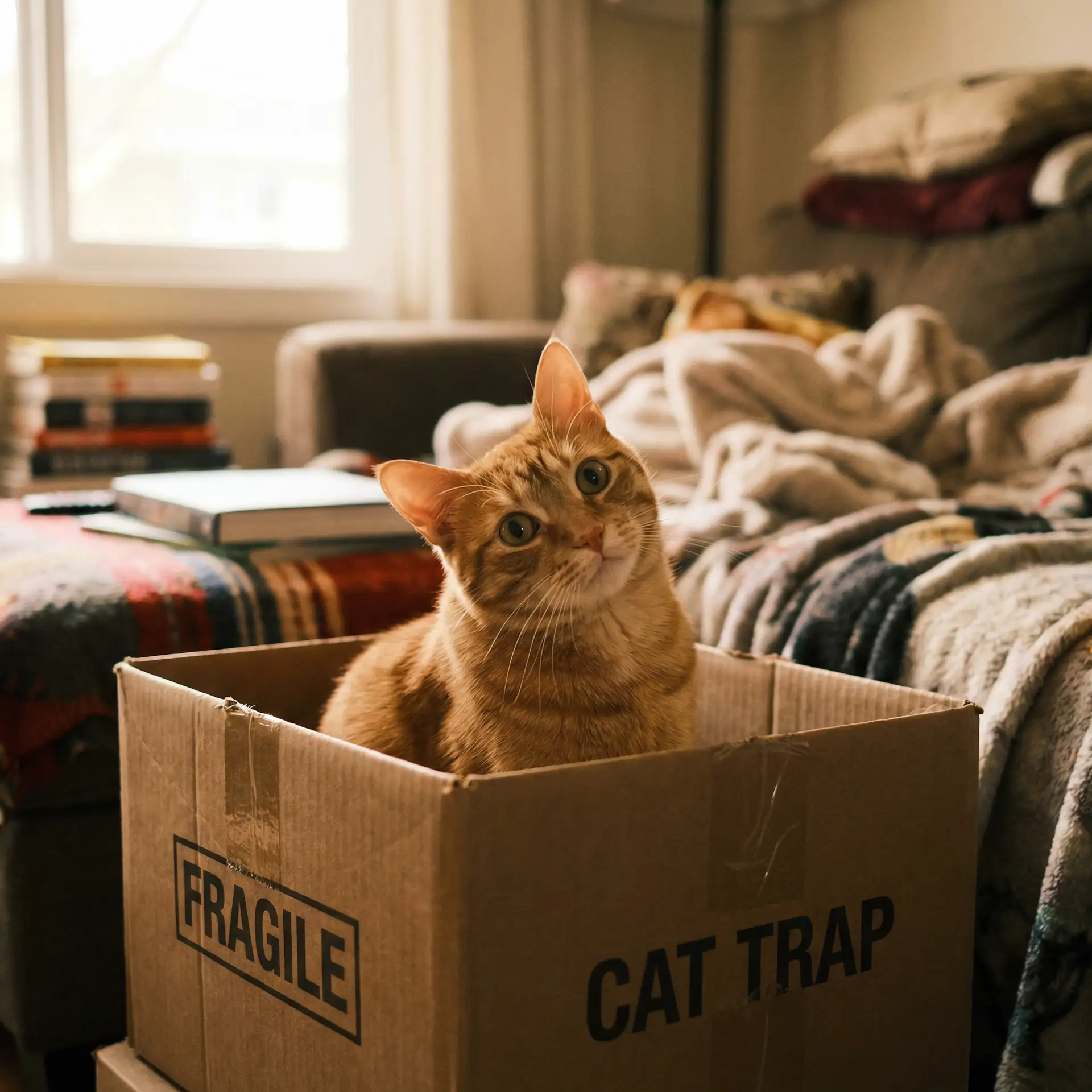 橘猫躲在纸箱里 - 李宗瑞 bt
